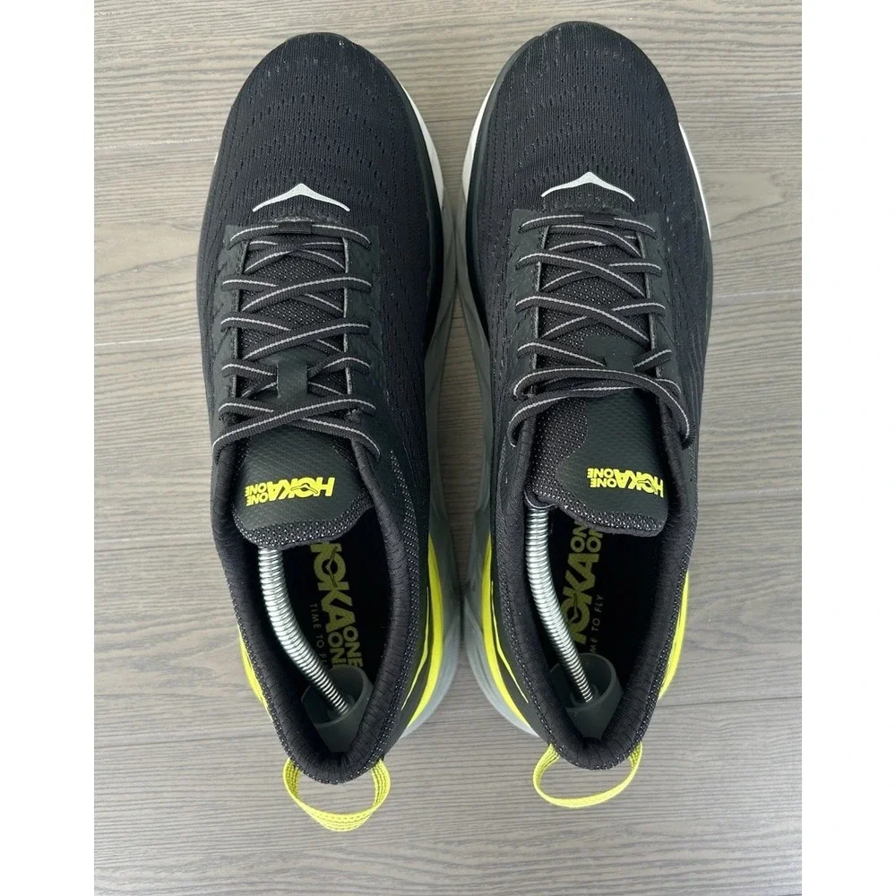 Hoka One One Size 12 Mens Black Arahi 4 Sports Performance Running Shoes